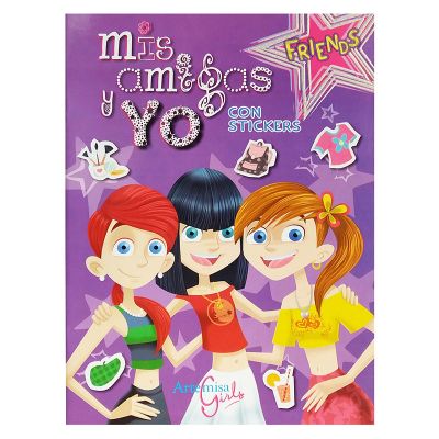 Mis amigas y yo (con stickers)