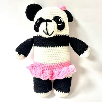 Muñeco animal amigurumi Osa panda1