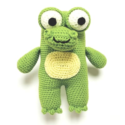 Muñeco animal amigurumi Cocodrilo1