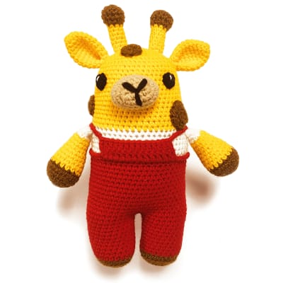 Muñeco animal amigurumi Jirafa1
