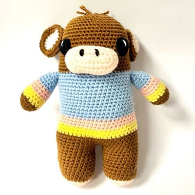Muñeco animal amigurumi Mono1