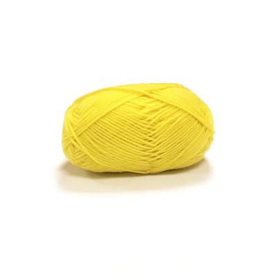 Ovillo lana 25grs. 2 hebras color amarillo1