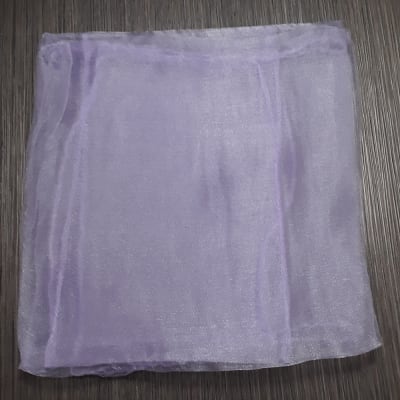 Pañuelo de tul 68x58 cm, color lila - Producto de vitrina