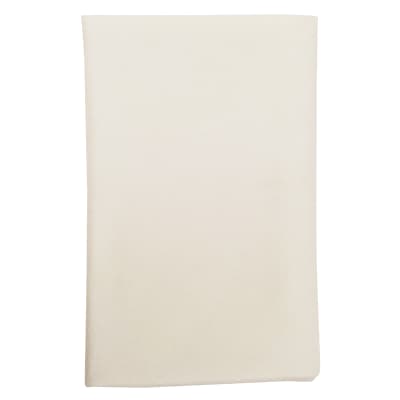 Paño lenci color blanco 1.5mt x 90cm1