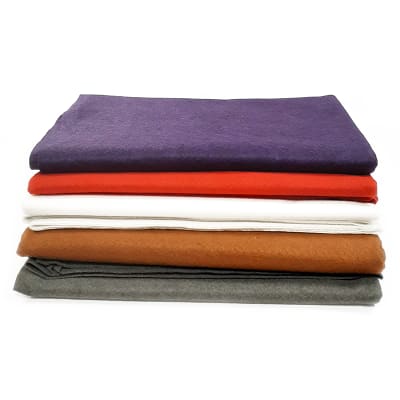 Paño lenci 1.5mt Set E - 5 colores1