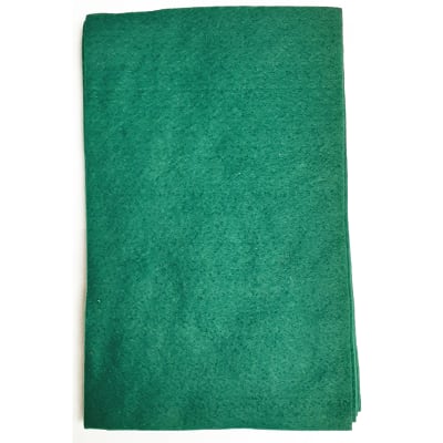 Paño lenci 30x20 verde, 10 unidades1