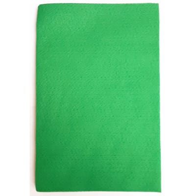 Paño lenci 30x20cm verde cata, 10 unidades