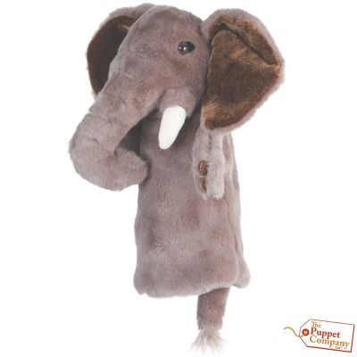 Títere de mano elefante1