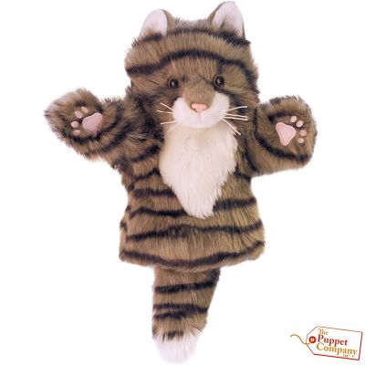 Títere de mano gato1