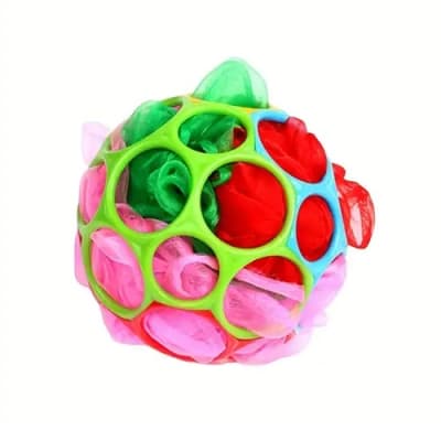 Pelota con pañuelos de tul1