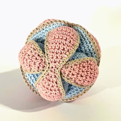 Pelota Montessori amigurumi grande1