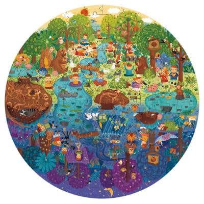 Puzle Redondo Un Día en el Bosque, 150 pz