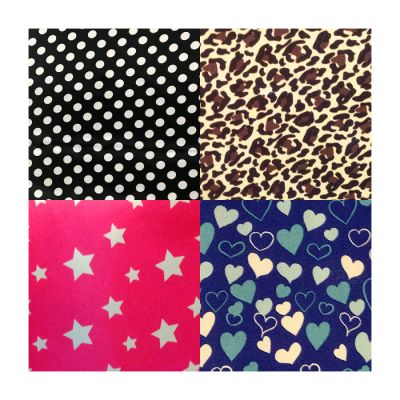 Raso estampado 4 diseños 8x1,60 mts1