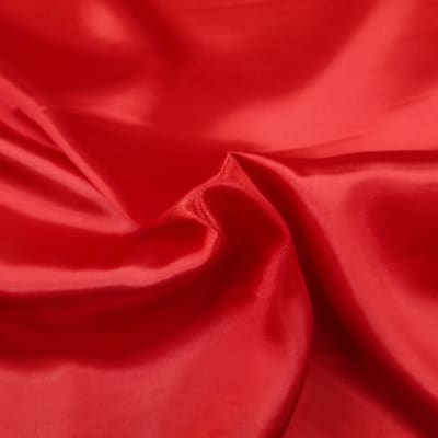 Raso brillante rojo 1 metro x 1.60 de ancho