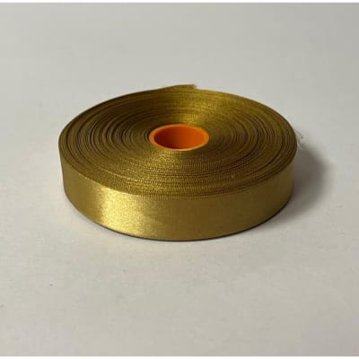 Rollo de cinta satín de 15mm en color dorado, 19 metros - Producto de vitrina1