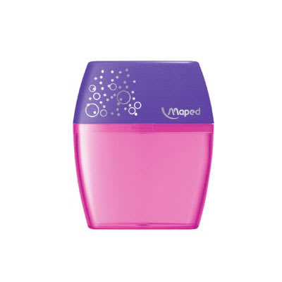 Sacapuntas plástico doble Shaker Maped, lila1