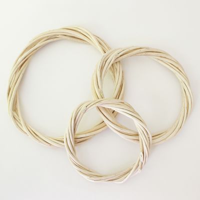 Set 3 aros de mimbre1