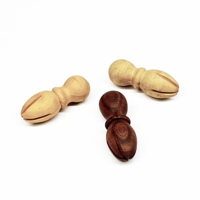 Set 3 exprimidores manuales madera nativa1