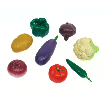 Set de verduras de goma 8pz1