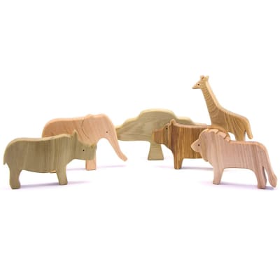 Set sabana Africana, serie madera nativa1