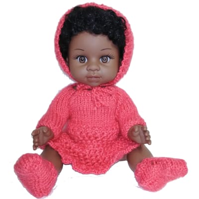 Vestido de lana 5pz modelo Sofie - para muñecas de 32cm