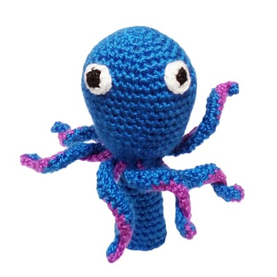 Títere dedo pulpo amigurumi1