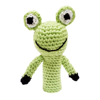 Títere dedo sapo amigurumi1