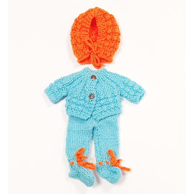 Traje de lana 3pz modelo Gael, calipso - para muñecos de 32cm1