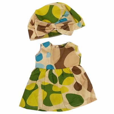 Traje bahiana para muñecas de 38cm1