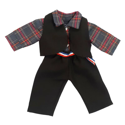 Traje huasito para muñecos de 32cm