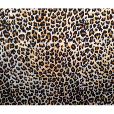 Velour estampado leopardo 1x1.50 mts