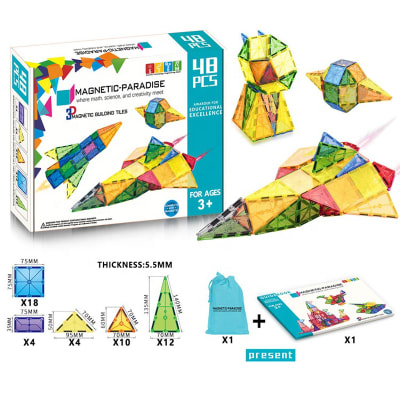 Juego magnético para construir 48pz1
