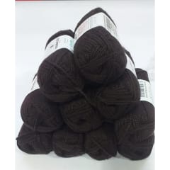 Lana 2 hebras, 50grs café moro - 10 ovillos