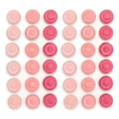 Mandala flores rosas 36 piezas