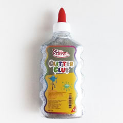Artel Cola Glitter glue 185ml plateado