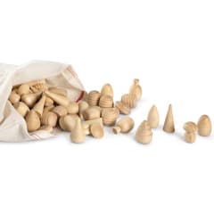 Mandala madera natural