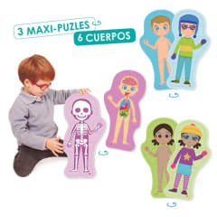 Maxi puzles el cuerpo humano