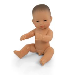 Muñeco asiático niño 32cm