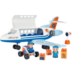 Abrick - Avión jet con accesorios