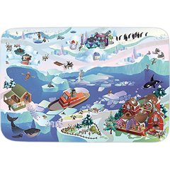Alfombra ultra soft ártico 70x95cm