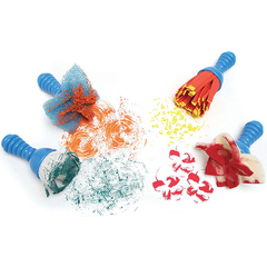 4 Súper pinceles con texturas I (mango rojo)