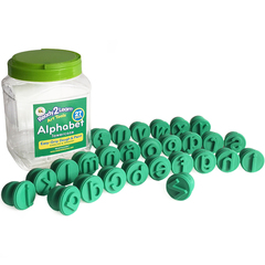 Balde 27 sellos alfabeto letras minúsculas