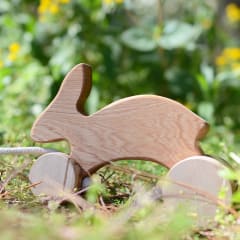 Conejo de arrastre, línea madera nativa