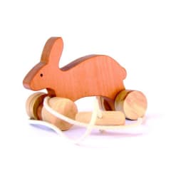 Conejo de arrastre, serie madera nativa