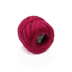 Hilo de bordar perle 10grs burdeo n°8