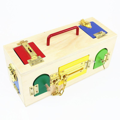 Caja cerraduras Montessori