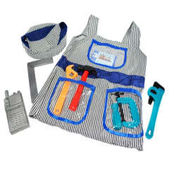 Disfraz de chofer de tren con accesorios