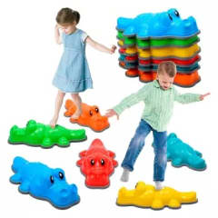 Pista de equilibrio cocodrilo 6pz
