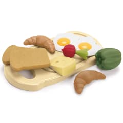 Juguete sustentable Bandeja de desayuno 10pz en malla Green Garden