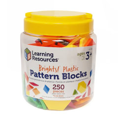 Bloques poligonales brillantes 250pz en pote